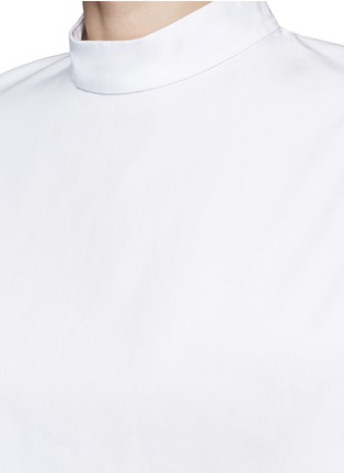 细节 - 点击放大 - FFIXXED STUDIOS - 立领须边纯棉上衣