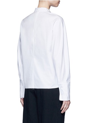 背面 - 点击放大 - FFIXXED STUDIOS - 立领须边纯棉上衣