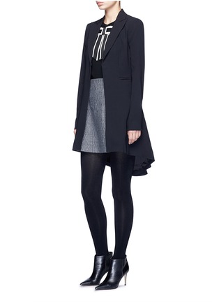 模特儿示范图 - 点击放大 - ALICE + OLIVIA - DANIKA蝴蝶结饰羊毛针织衫