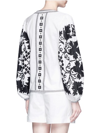 背面 - 点击放大 - TALITHA - 民族刺绣主教袖纯棉上衣