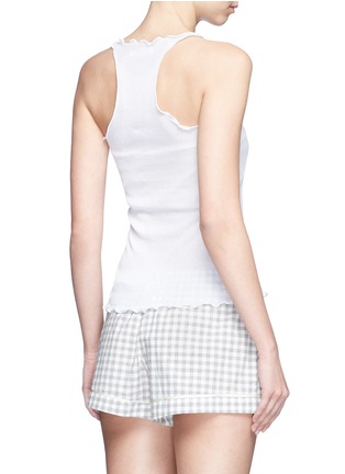 背面 - 点击放大 - ARAKS - Kinee波浪卷边纯棉背心