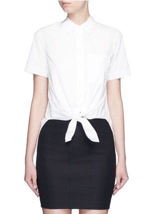 首图 - 点击放大 - THEORY - HEKANINA纯棉短袖衬衫