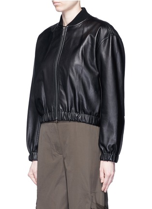 正面 -点击放大 - HELMUT LANG - 短款小羊皮夹克