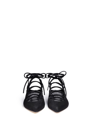 正面 - 点击放大 - STUART WEITZMAN - 罗马绑带尖头露跟凉鞋