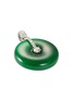 模特儿示范图 - 点击放大 - SAMUEL KUNG - Diamond jade 18k white gold round pendant