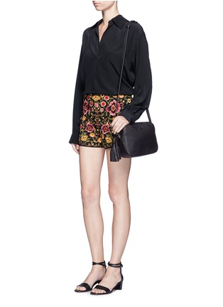 细节 - 点击放大 - TORY BURCH - THEA流苏装饰荔枝纹单肩包