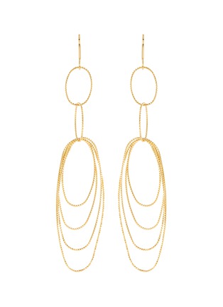 首图 - 点击放大 - KENNETH JAY LANE - 金属圆环串联吊坠耳环