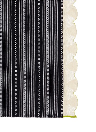 细节 –点击放大 - BAND OF MARTIANS - CRUISE民族条纹针织毛毯