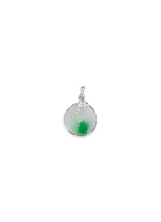 首图 - 点击放大 - SAMUEL KUNG - Diamond jade 18k white gold pendant