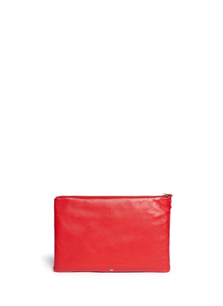 背面 - 点击放大 - ANYA HINDMARCH - 'Georgiana Daz' embossed leather tassel zip clutch