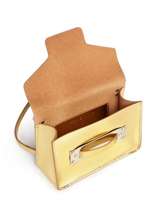 细节 - 点击放大 - SOPHIE HULME - Milner真皮手拿包