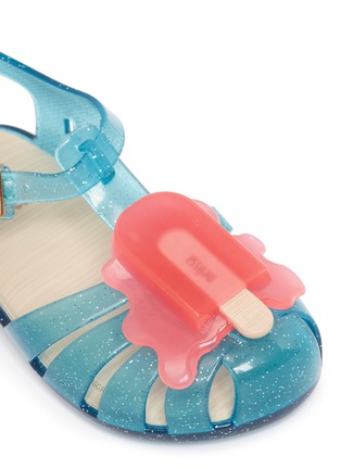 细节 - 点击放大 - MELISSA - Aranha VIII儿童款冰棒装饰果冻凉鞋