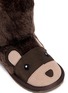 细节 - 点击放大 - EMU AUSTRALIA - brown bear儿童款灰熊造型绒面羊皮短靴