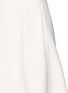 细节 - 点击放大 - ALEXANDER MCQUEEN - 双层设计单色绉绸连衣裙