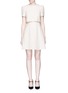 首图 - 点击放大 - ALEXANDER MCQUEEN - 双层设计单色绉绸连衣裙