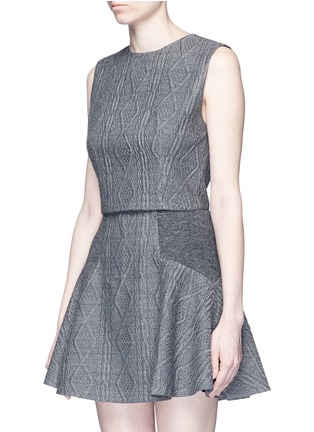 正面 - 点击放大 - ALICE + OLIVIA - Kylnn混羊毛无袖针织衫