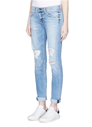 正面 -点击放大 - RAG & BONE - DRE水洗修身boyfriend款牛仔裤