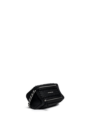 正面 - 点击放大 - GIVENCHY - 'Pandora' velvet stud leather wristlet pouch