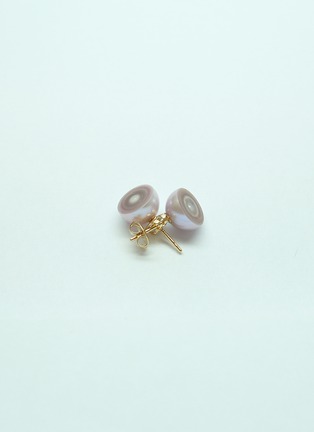 首图 - 点击放大 - TASAKI - 18k yellow gold lavender fresh water pearls earrings TASAKI
