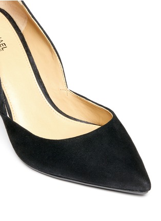 细节 - 点击放大 - MICHAEL KORS - Ashby绒面真皮尖头高跟鞋