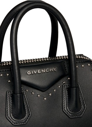 细节 - 点击放大 - GIVENCHY - ANTIGONA迷你铆钉真皮手提包