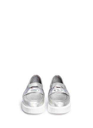 正面 - 点击放大 - CLERGERIE - PEYRUK仿水晶搭带真皮厚底便鞋