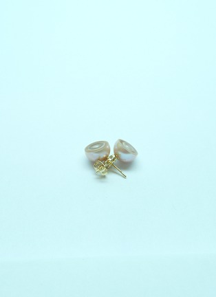 首图 –点击放大 - TASAKI - 18k yellow gold lavender fresh water pearls earrings TASAKI