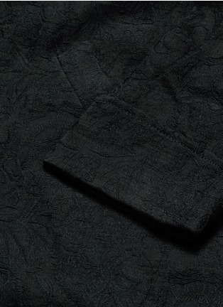 细节 - 点击放大 - UMA WANG - SPOLVERO花卉刺绣过膝长大衣