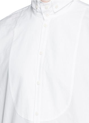 细节 - 点击放大 - UMA WANG - MARTINO拼贴纯棉长款衬衫