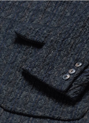  - UMA WANG - TOMAS凹凸纹理混羊毛西服外套