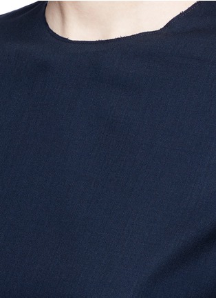 细节 - 点击放大 - MS MIN - 单色中袖羊毛T恤