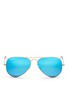 首图 - 点击放大 - RAY-BAN - 'Aviator Large Metal' mirror sunglasses