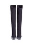 背面 - 点击放大 - STUART WEITZMAN - Reserve绒面真皮及膝长靴