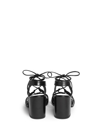 背面 - 点击放大 - STUART WEITZMAN - TIE GIRL BINGO镂空系带高跟凉鞋