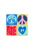 首图 - 点击放大 - PAUL SMITH - “Peace and Love”图案纯棉袋巾
