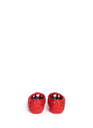 背面 - 点击放大 - MELISSA - x Jason Wu Jean幼儿款镂空凹凸条纹平底鞋