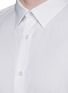 细节 - 点击放大 - ALEXANDER MCQUEEN - 拼色纯棉府绸衬衫
