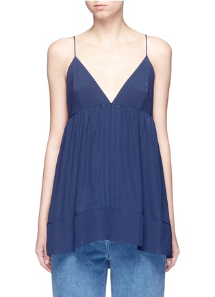 首图 - 点击放大 - CHLOÉ - 凹凸条纹真丝吊带背心