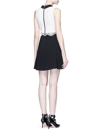 背面 - 点击放大 - ALICE + OLIVIA - Desra蕾丝拼接连衣裙