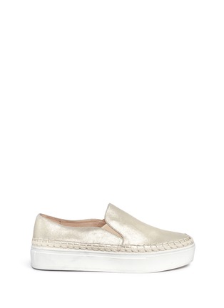 首图 - 点击放大 - PEDDER RED - 麻编饰边平底便鞋