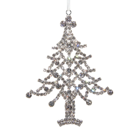 Shishi As Crystal Christmas tree ornament